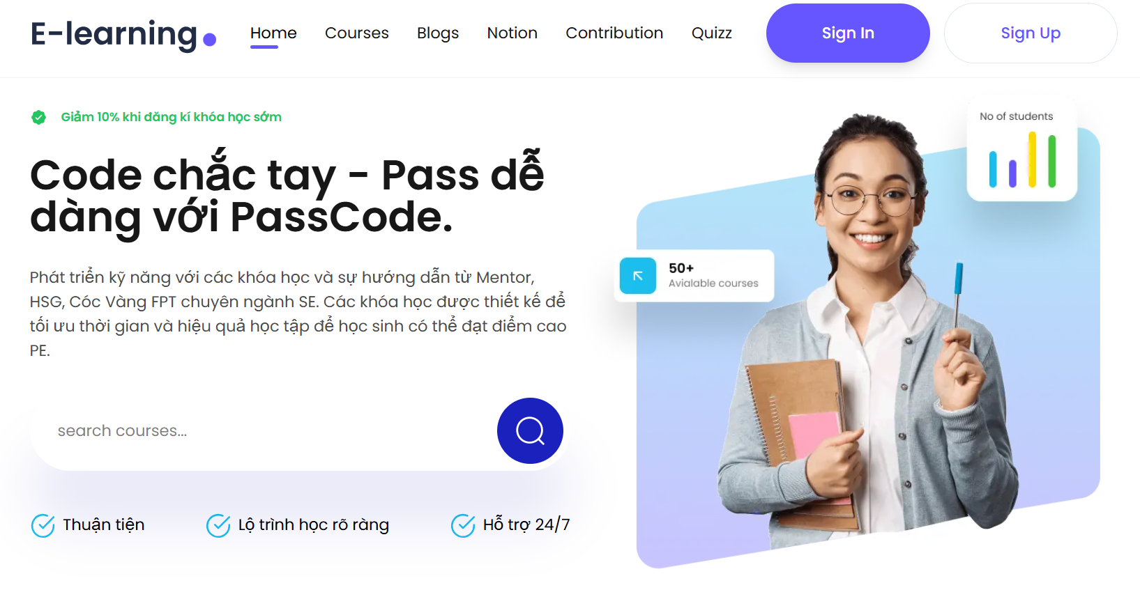 Ra mắt khóa học đầu tiên